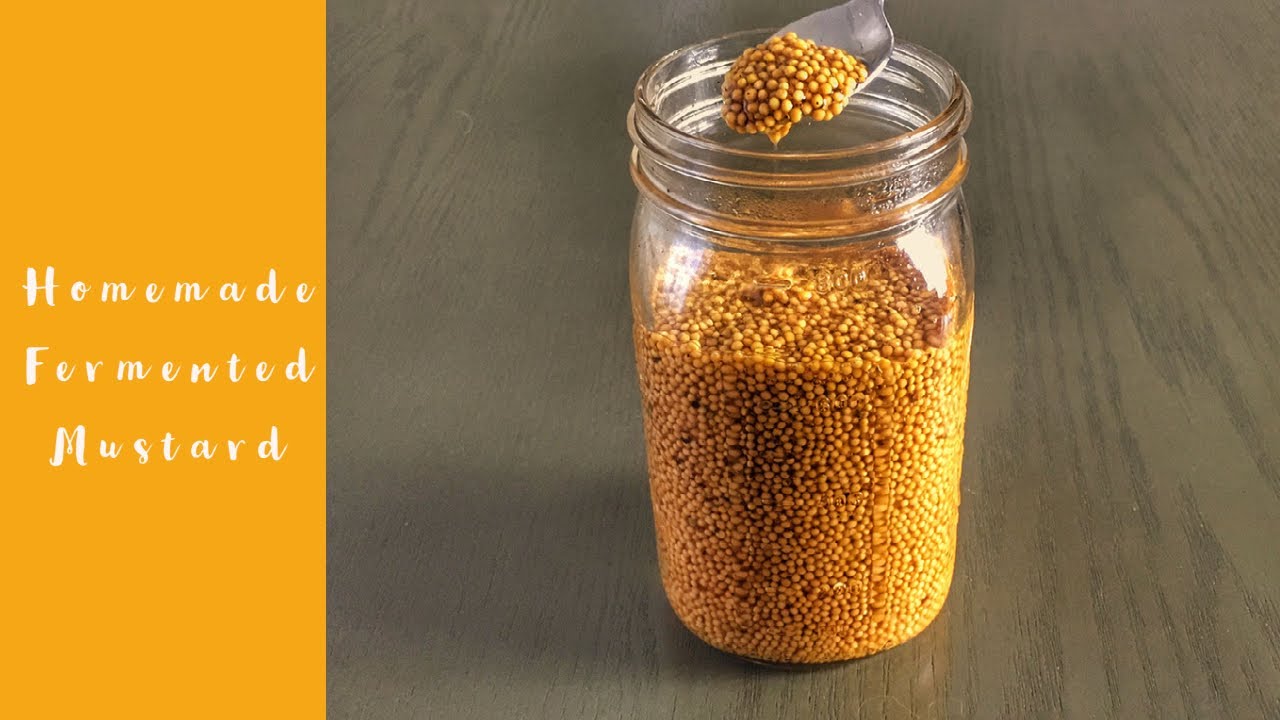 Homemade Fermented Mustard