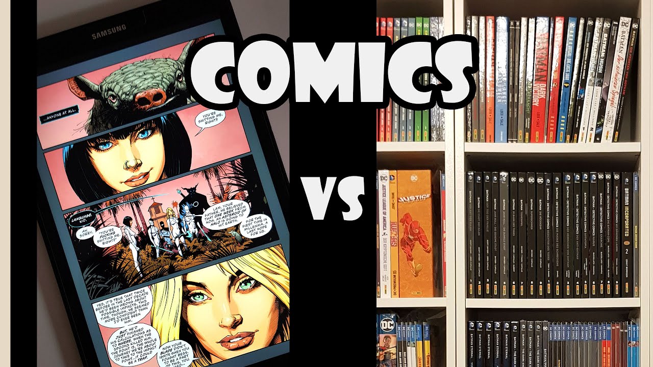 Anfangen DC oder Marvel comics zu lesen #5 - Comics - digital vs Buch | deutsch