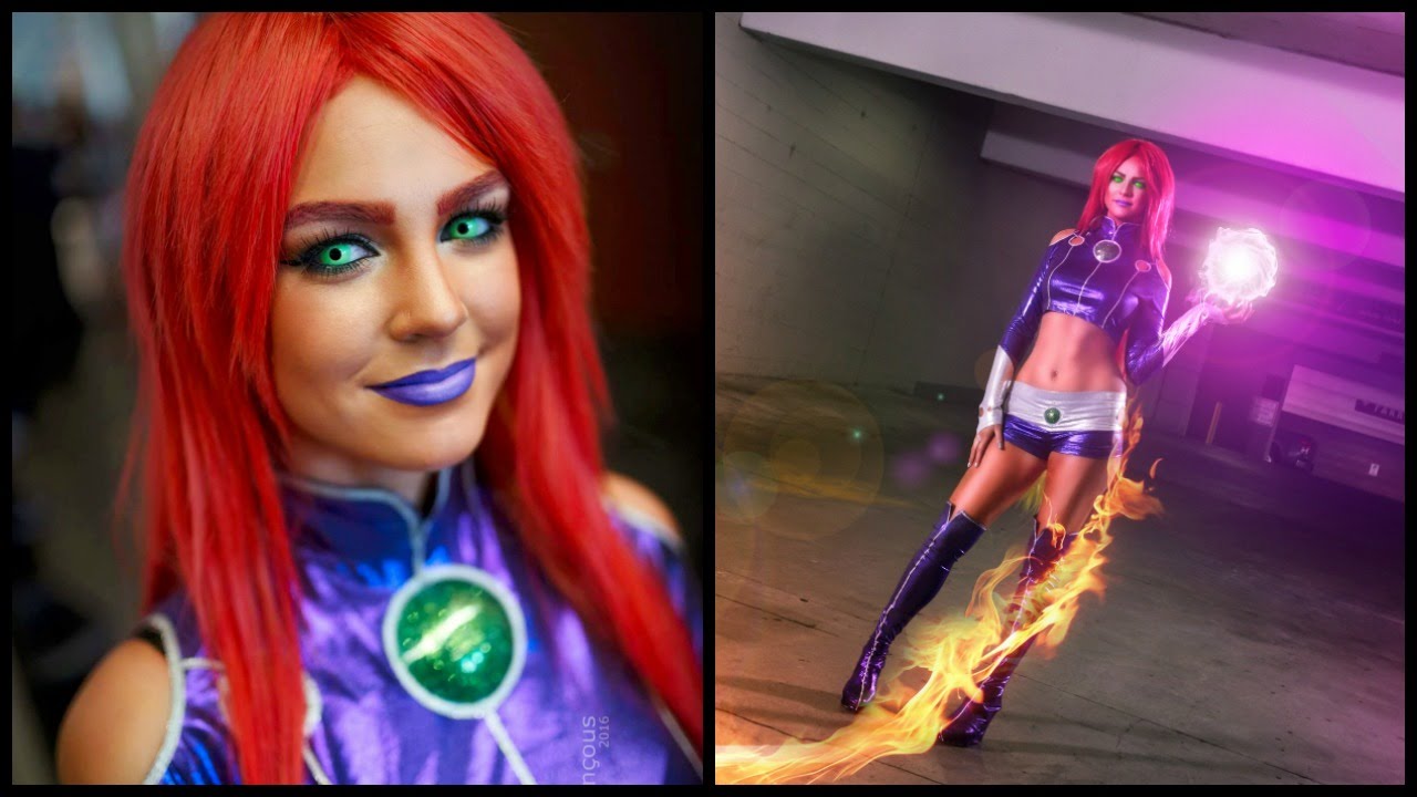 Starfire (Teen Titans) Cosplay Makeup Tutorial!