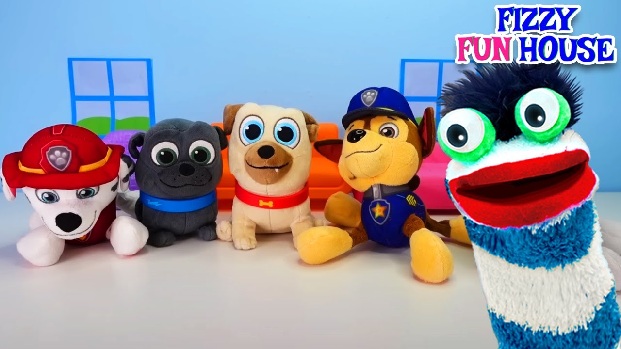 Fizzy Plays With Paw Patrol and Puppy Dog Pals | Fun  Videos For Kids