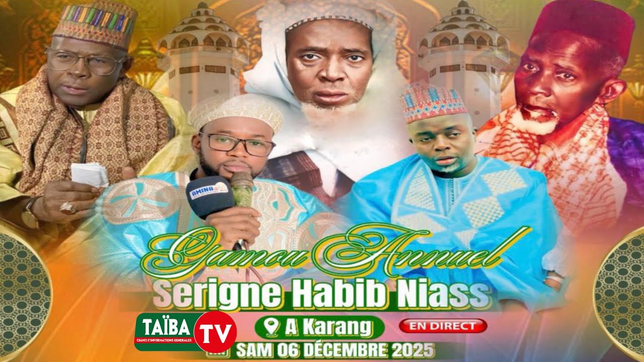 🛑 En Directe khalif général de leona Gamou karang de Habib Niass édition 2025/2026