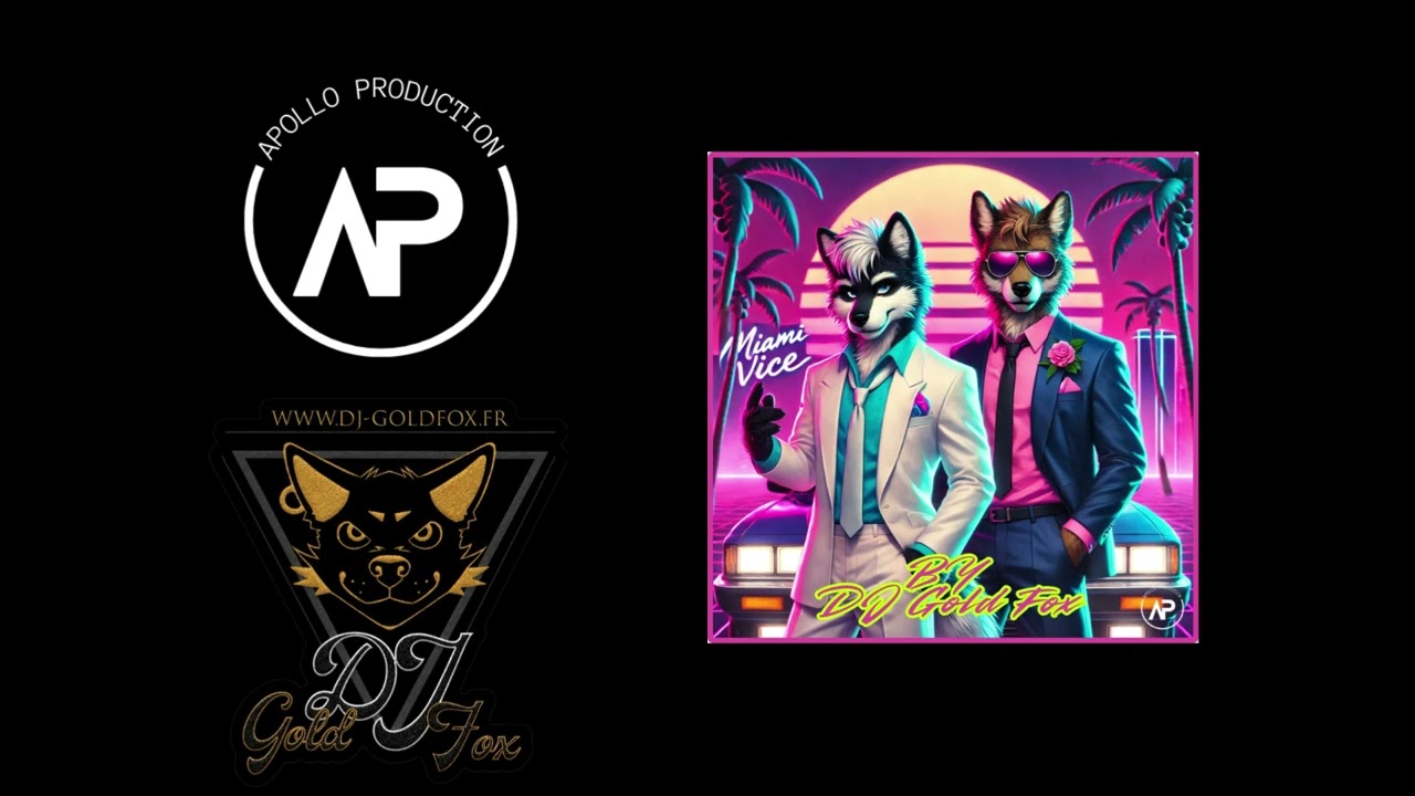 DJ Gold Fox   Furry Miami Vice #retrowave #retrowavevibes #synthwave #miamivice #furry