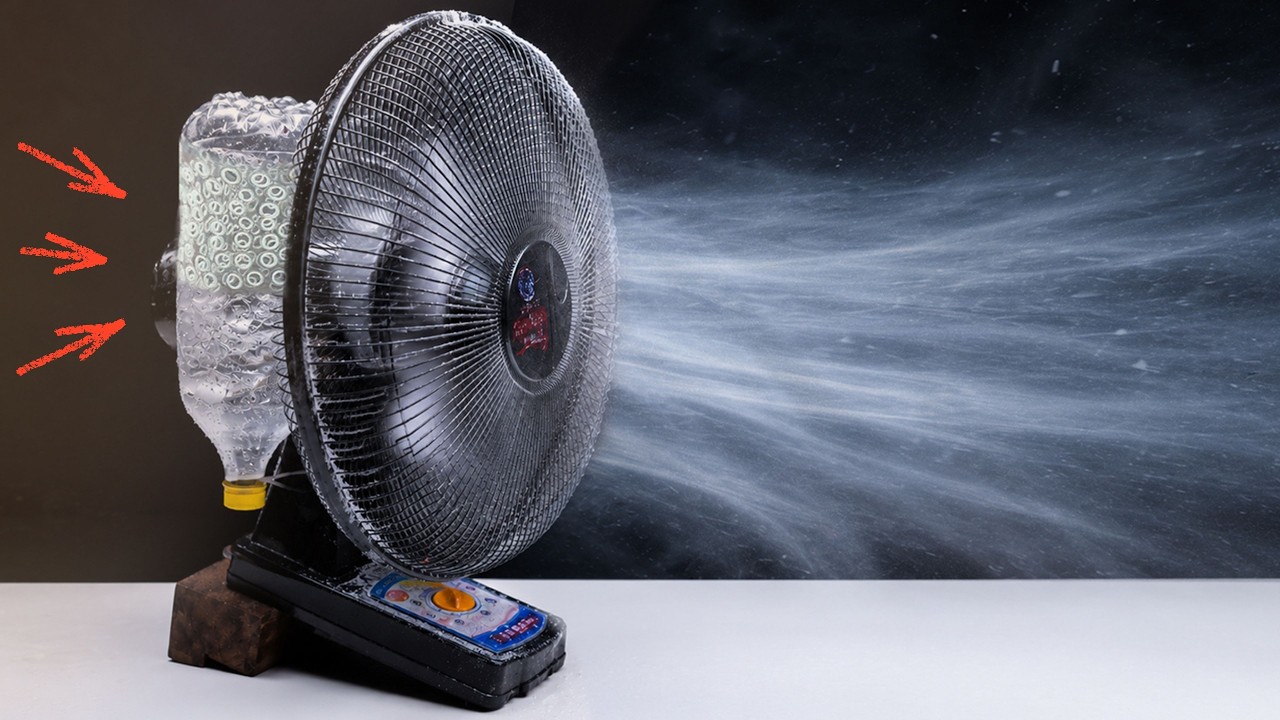 Ultimate DIY Cooling Device! 😱Genius Invention By A 65 Year Old Man!