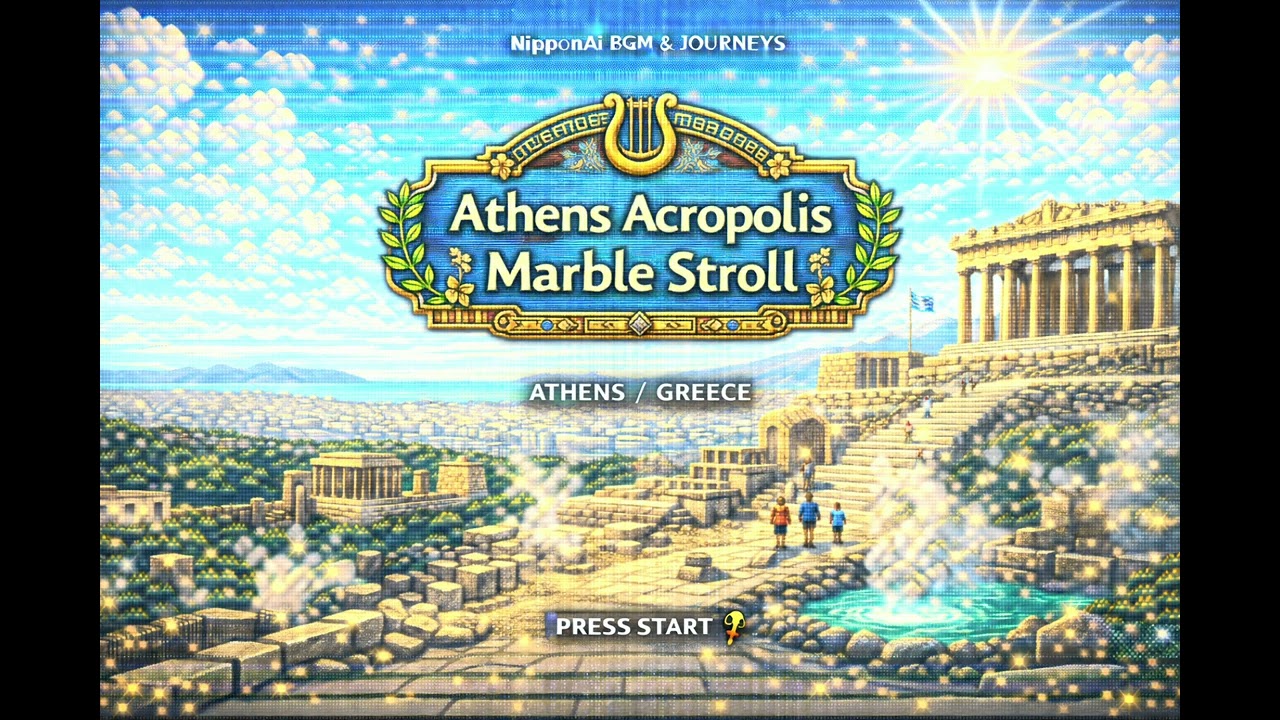 【アテネレトロゲーム音楽】Athens Acropolis Marble Stroll