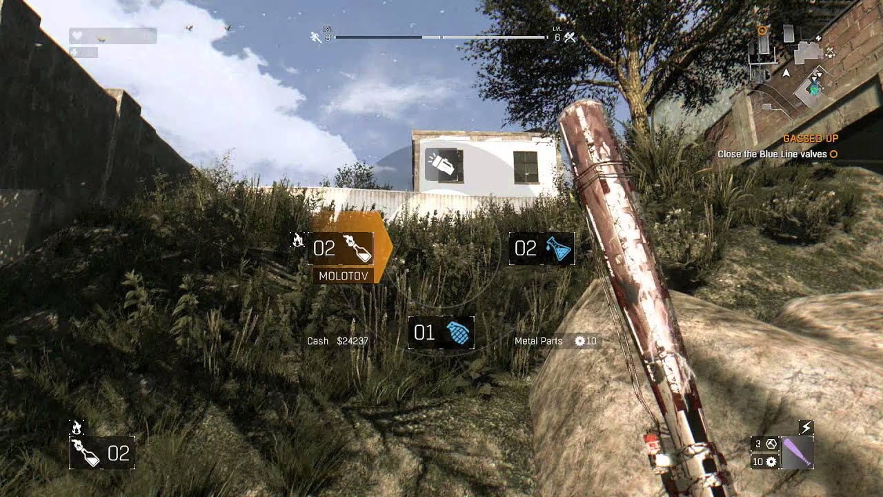 Dying Light - Gassed Up: Close the Blue Line Valves 