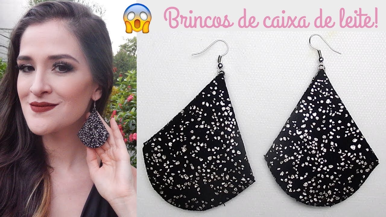 Como fazer maxi brincos de festa com caixa de leite (muito fácil e rápido). Por Pricity