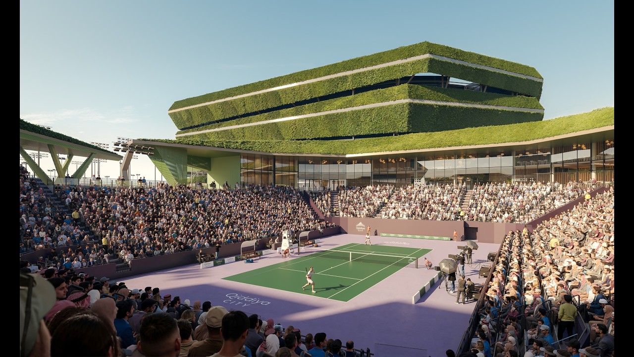 Saudi Arabia's New National Tennis Center Announcement Video