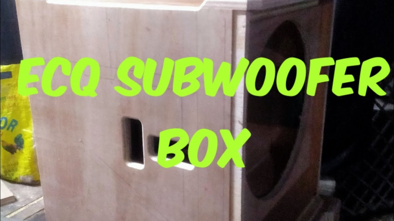 DIY Front loaded Subwoofer with Tosunra 1825 Speaker