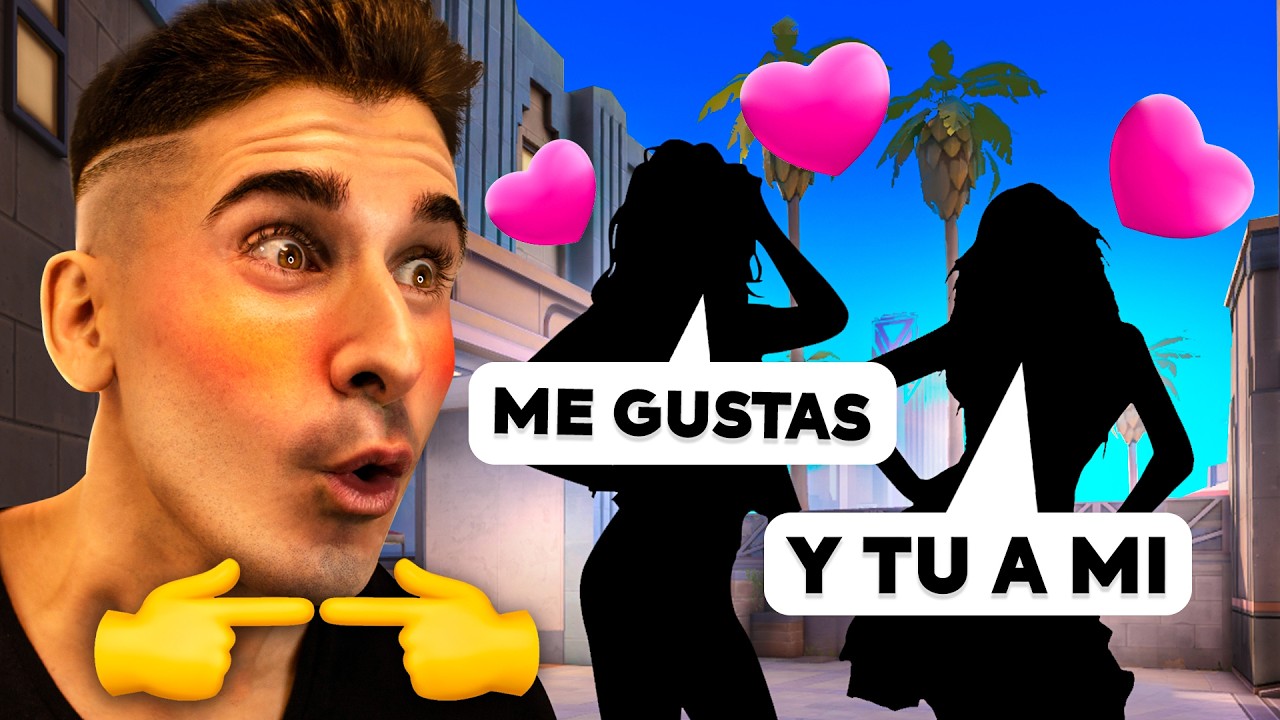 Estas 2 CHICAS se ENAMORAN 💞😍🌹🥰💝 Valorant