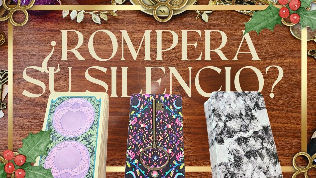 📲📞CONTACTO CERO:a¿ROMPERÁ SU SILENCIO?📞📲 TAROT INTERACTIVO AMOR