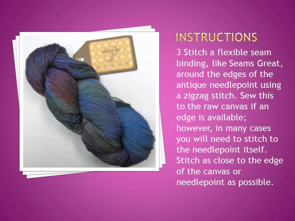 How to Clean Antique Needlepoint