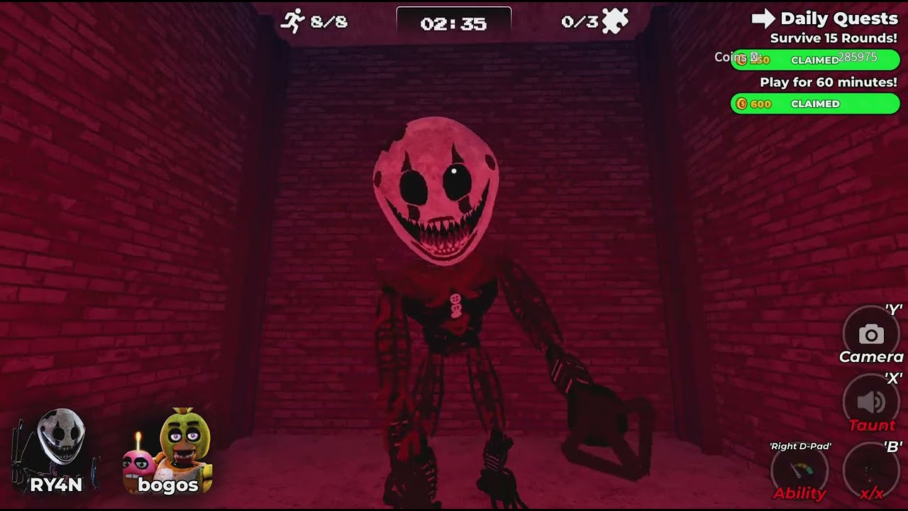 Salvage puppet showcase in Animatronic night|Roblox