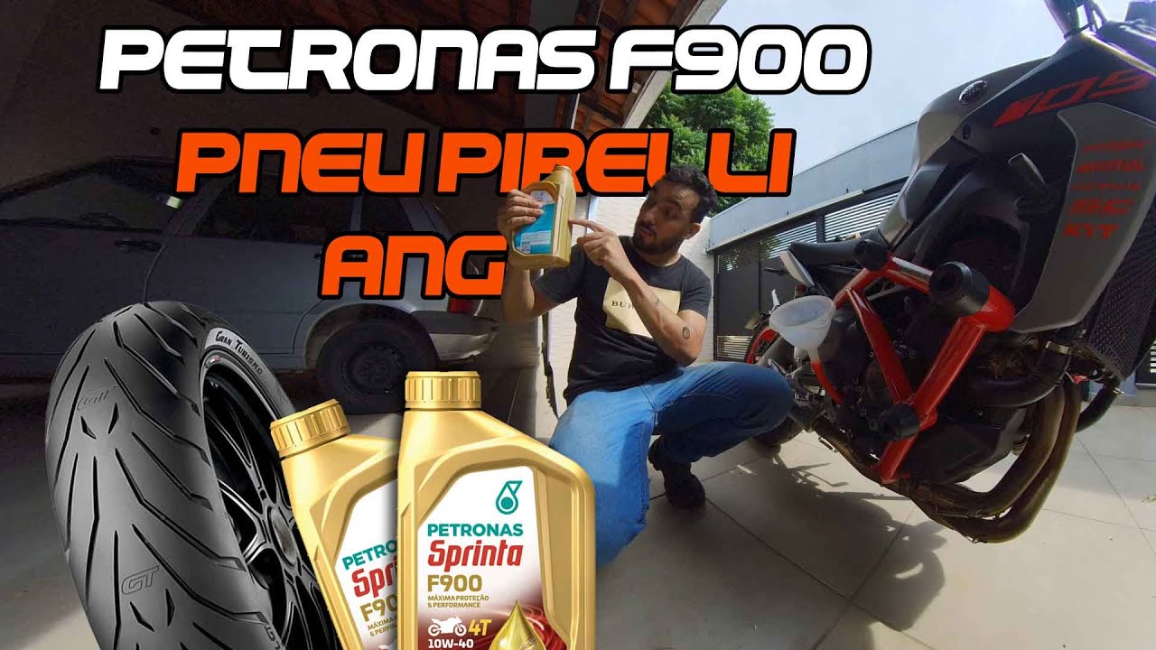 5 MIL KM RODADO COM PETRONAS F900 + PNEU PIRELLI ANGEL ST