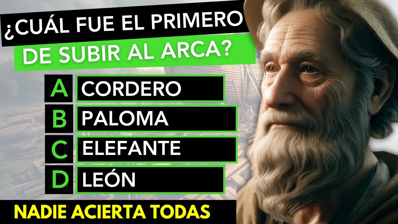 15 Preguntas BÍBLICAS DIFÍCILES sobre el Libro de GÉNESIS - Quiz Bíblico 📖