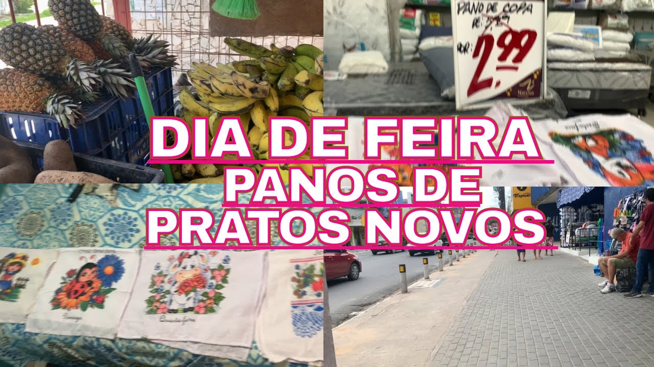 Olha Isso! 😱 Dia de Feira 🛒 | Mostrei Tudo pra Vocês e Troquei Meus Panos de Prato Velhinhos 😱✨