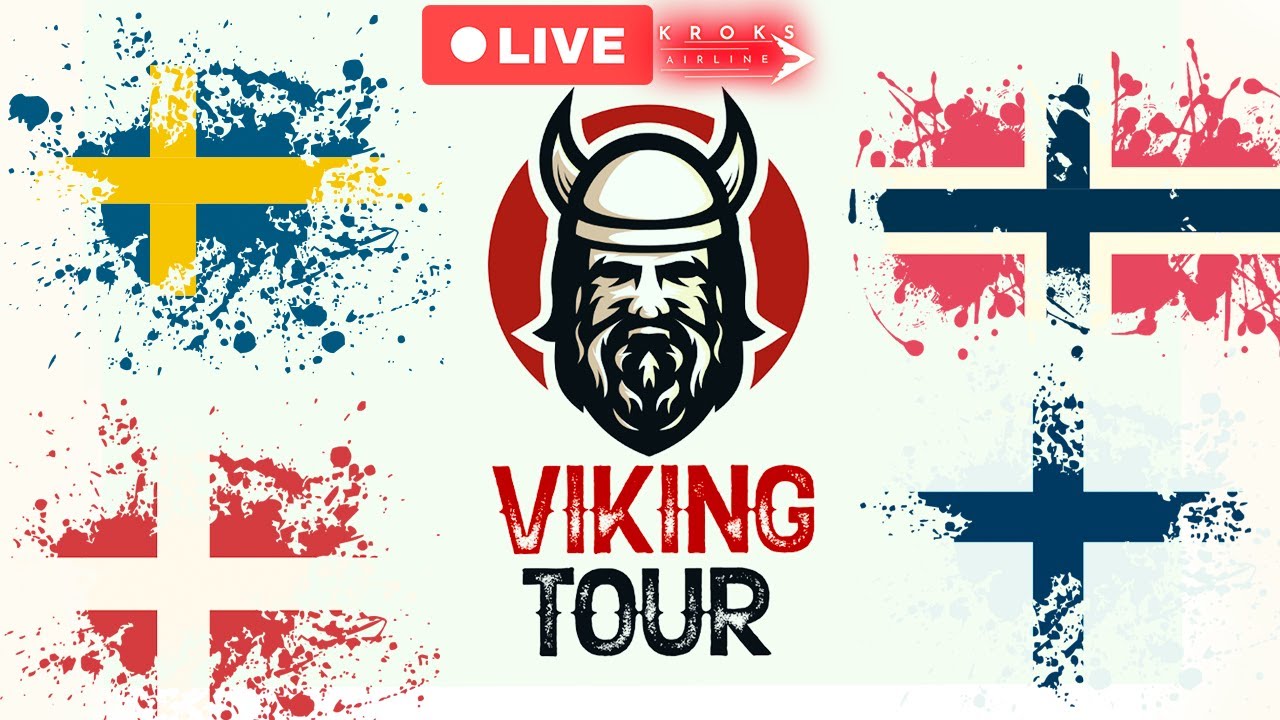 VIKING TOUR! | EFMA - EFVA - EFRO | 737-600 PMDG | #251 | LIVE PL