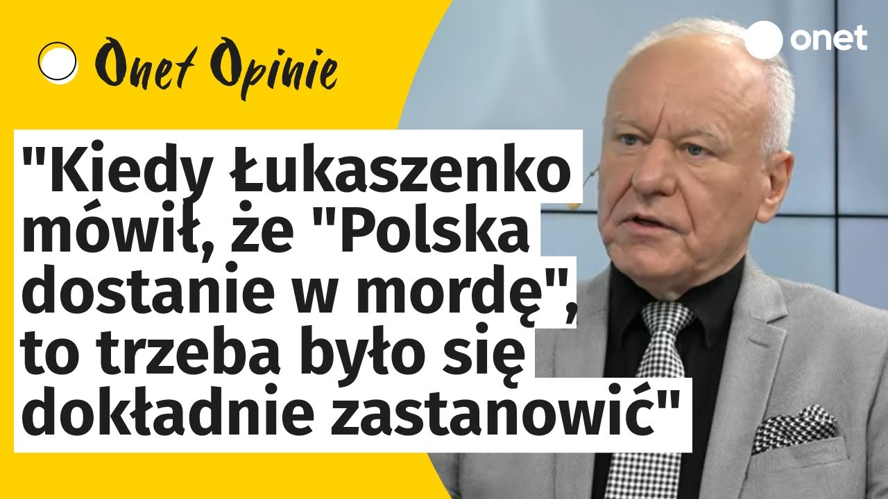 Były szef WSI: kiedy Łukaszenko mówił, że 