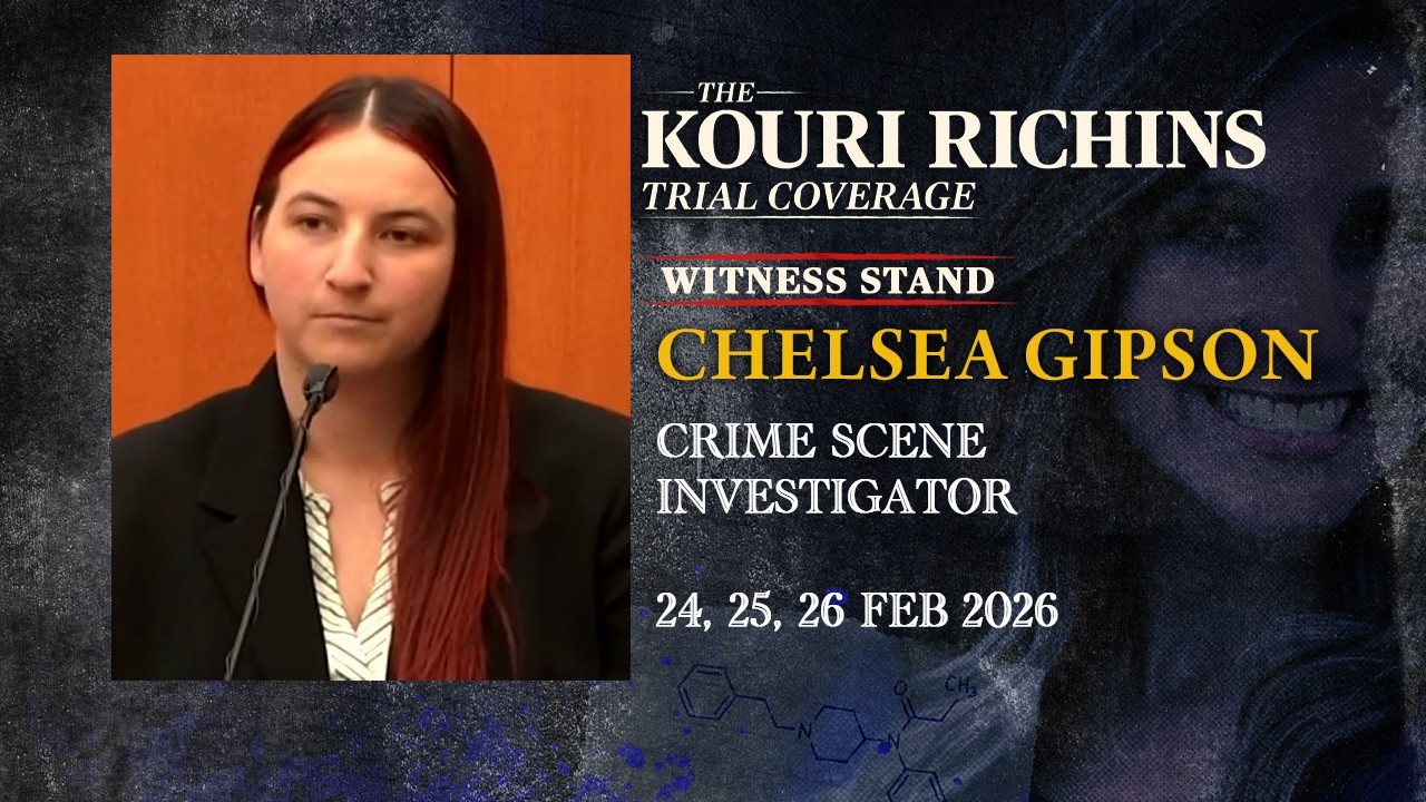 Crime Scene Investigator Chelsea Gipson testifies at Kouri Richins murder trial