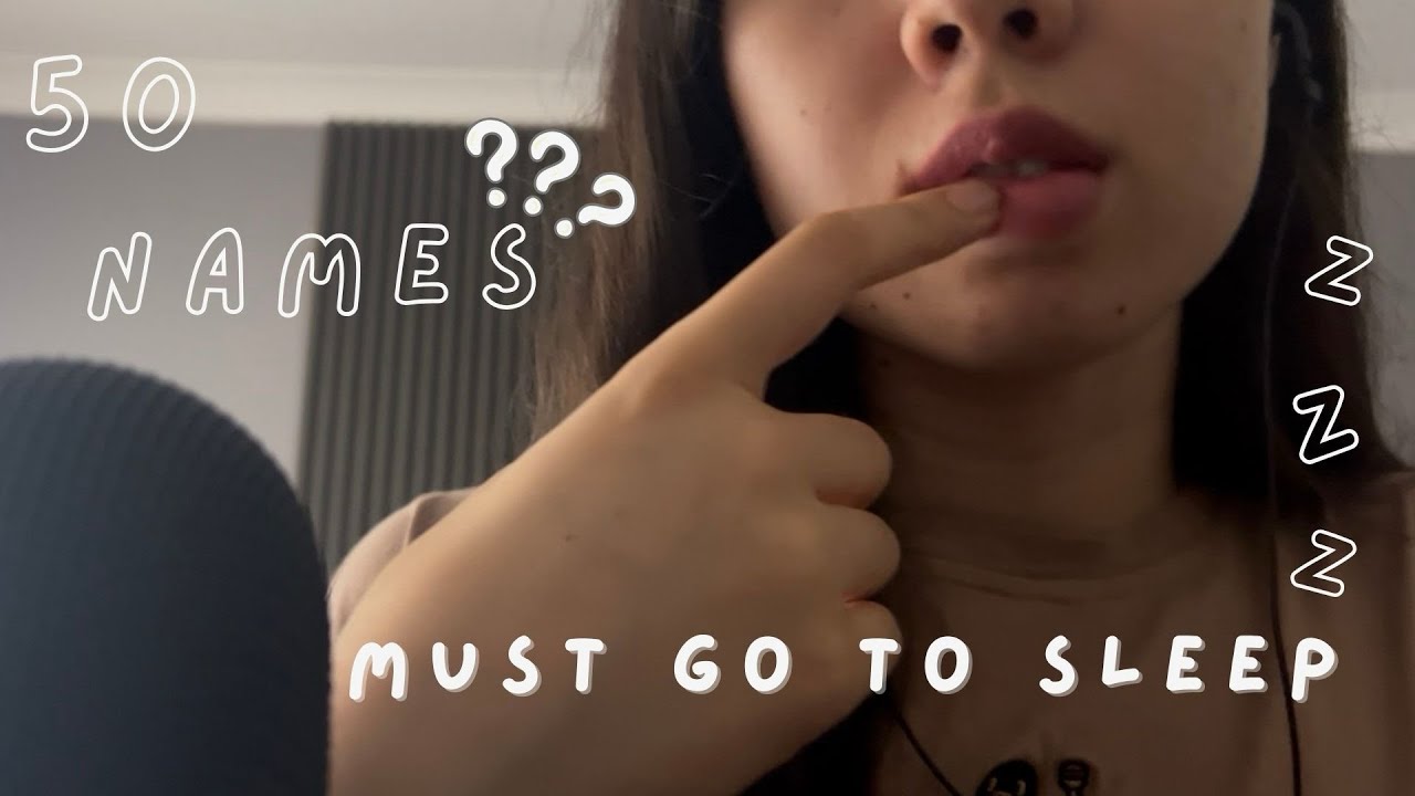 ASMR | If I say your name you must go to sleep (no negotiation s!) 