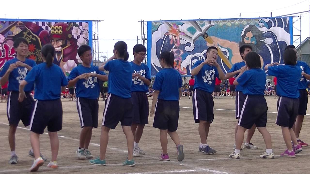 2016.9.8今治西高運動会　フォークダンス1