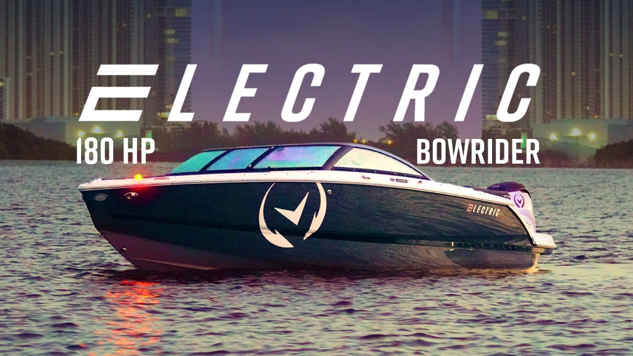 World's First Electric ⚡ 180hp Bowrider | H2e Four Winns