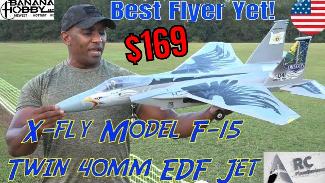 Я в восторге от этого реактивного самолета X-Fly F-15 Eagle Twin 40mm EDF стоимостью 169 долларов!