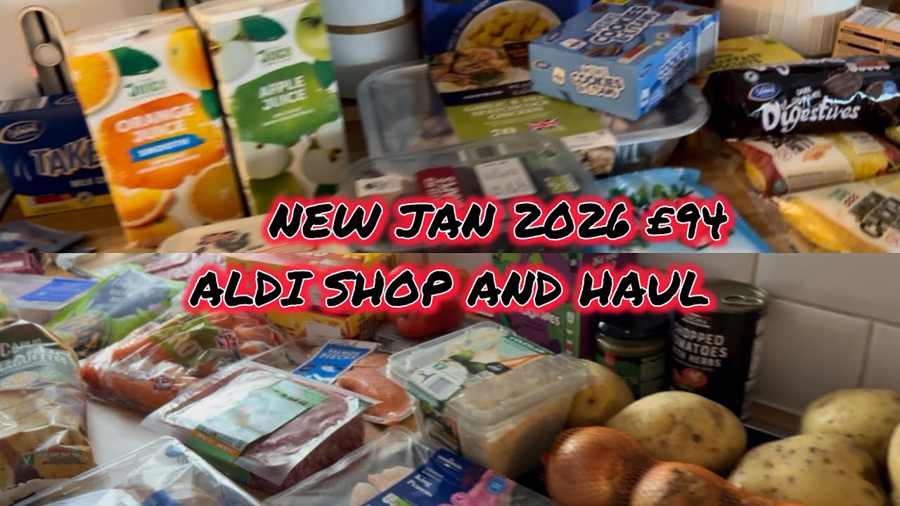 Еженедельные закупки продуктов в Aldi для семьи из 4 человек в Великобритании | Что можно купить ...