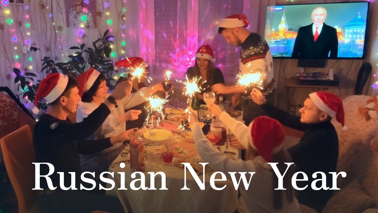 Это настоящий русский новогодний семейный видеоблог.