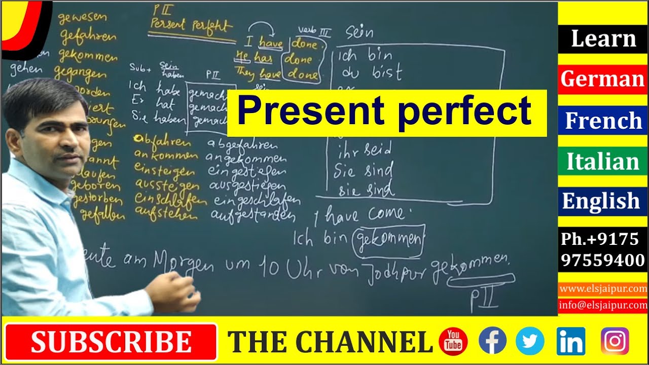 Learn German | Present perfect in german | deutsch grammatik in Hindi | A1 A2