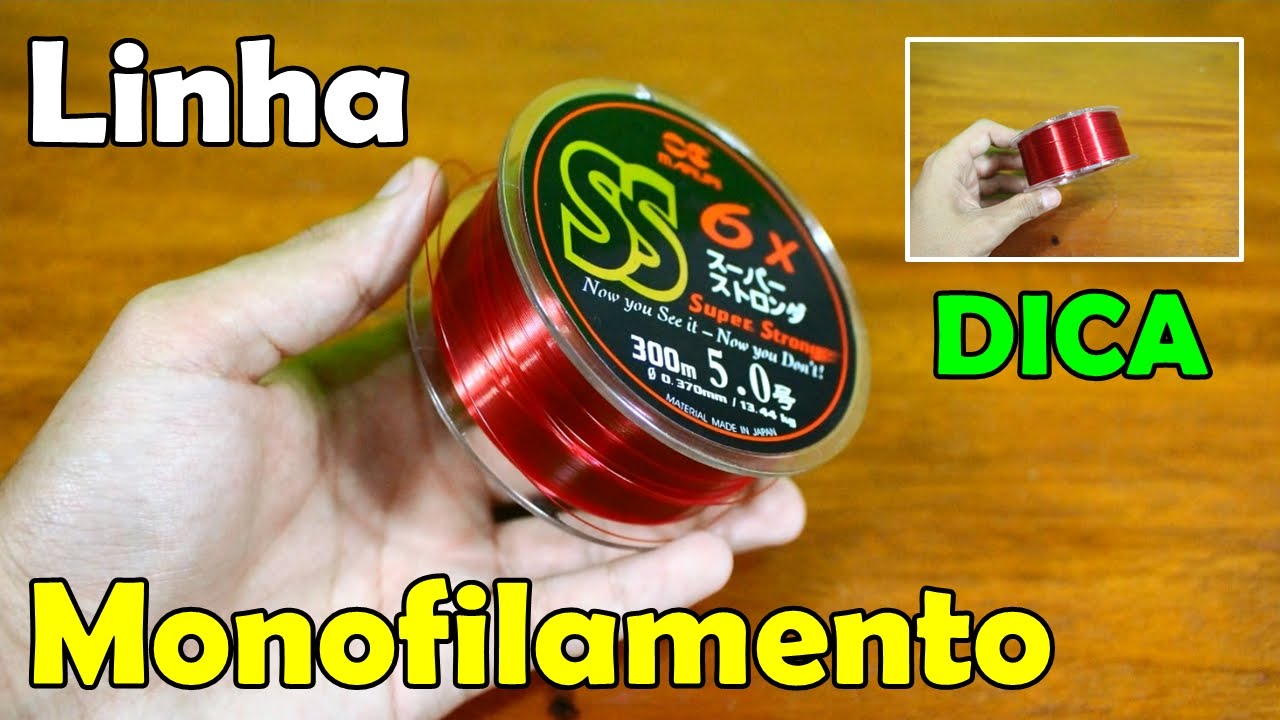 Dica - Linha de Pesca Monofilamento - [Pesca V&iacute;deos]