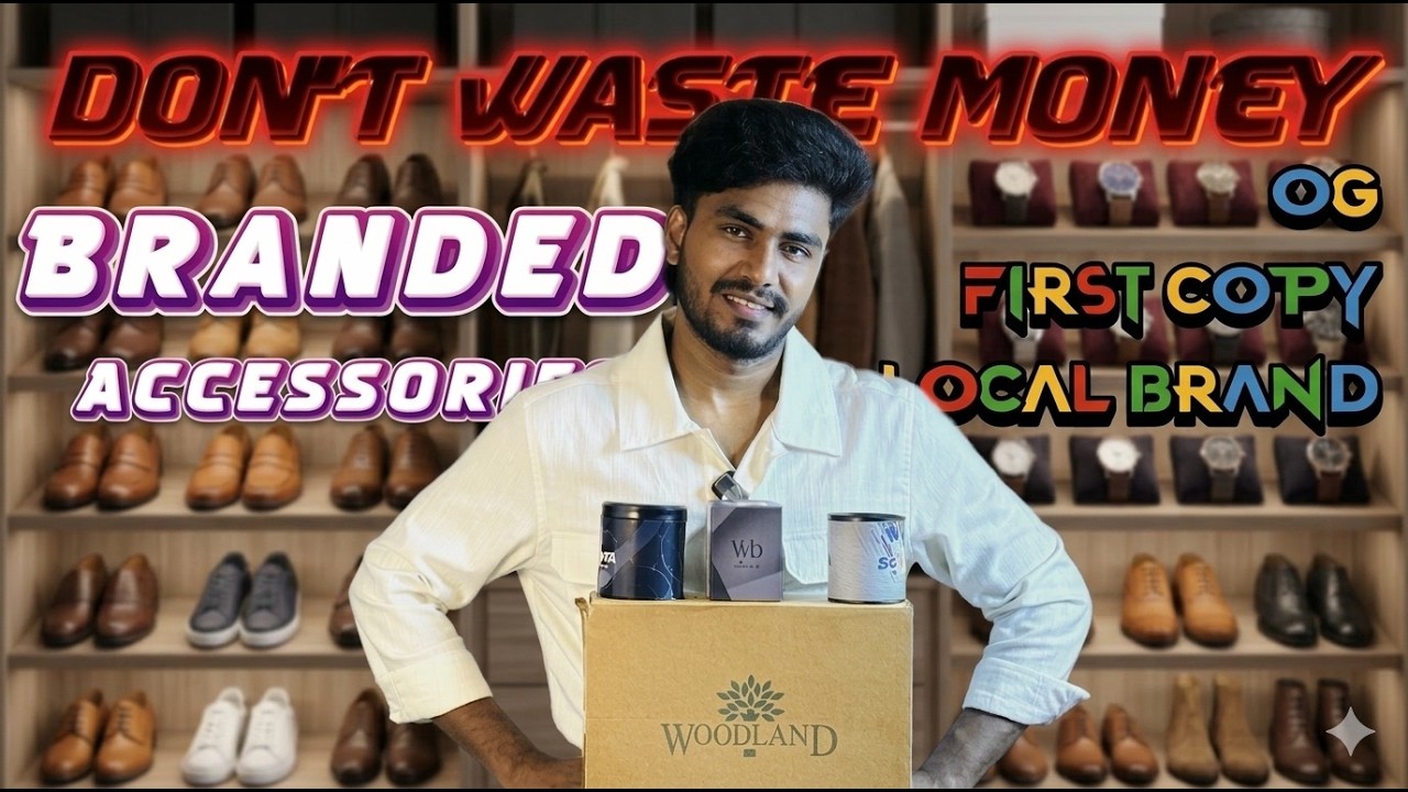 The Ultimate Secret to Buying Mens Accessories ⌚👟 | Fashion Tamil | @ADAPPERFASHIONER 
