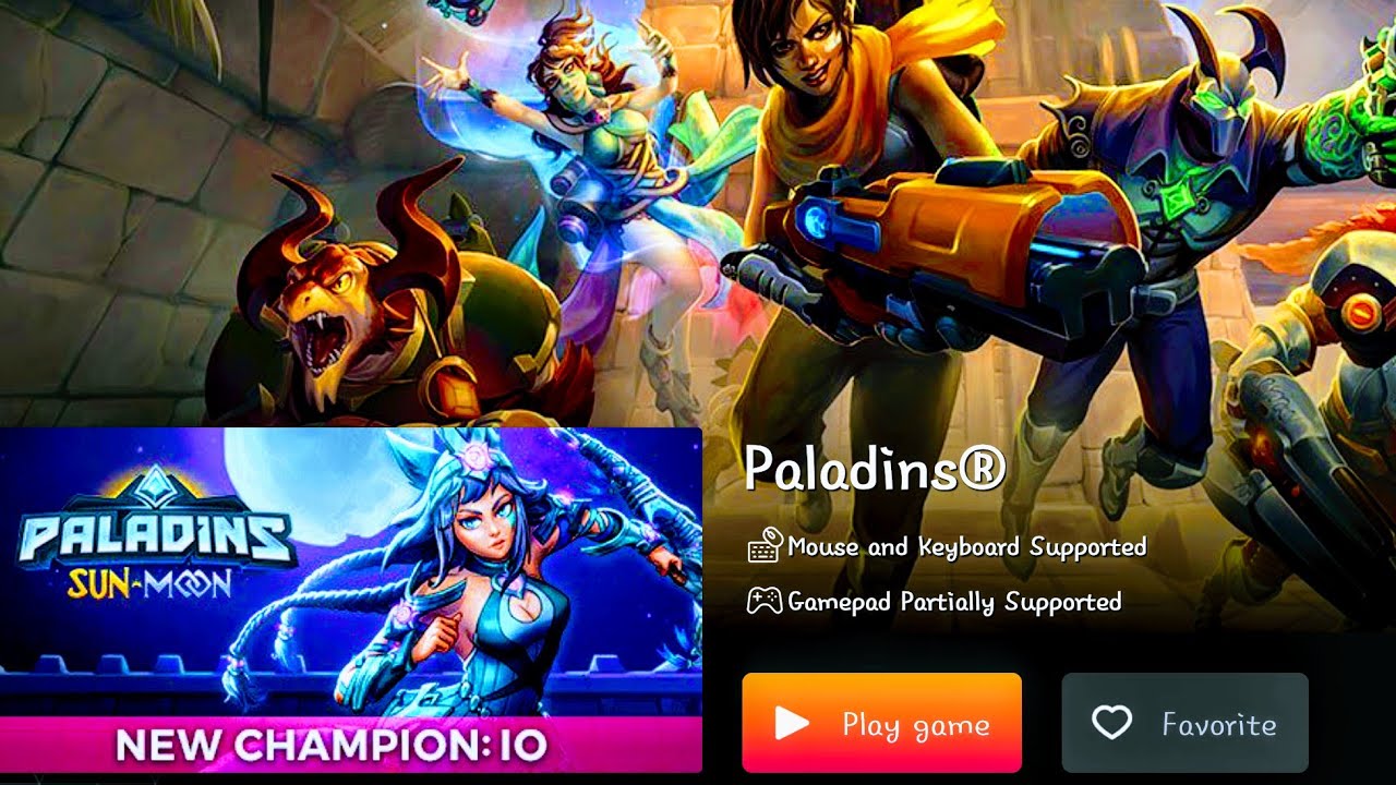 PALADINS on ANDROID /Epic VORTEX CLOUD GAMING/ Battle Royal
