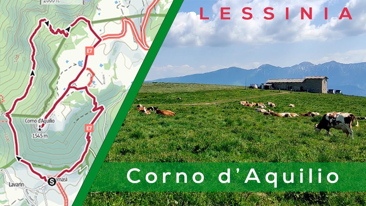 Hiking panoramico al CORNO D'AQUILIO in LESSINIA (VR): a 30 minuti dal LAGO DI GARDA ⛰️