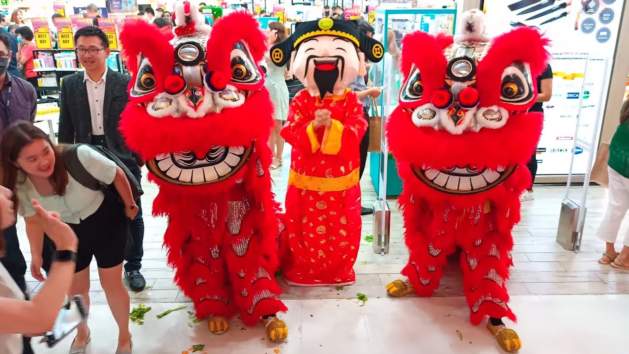Double Lion Dance with Choy San Yeh