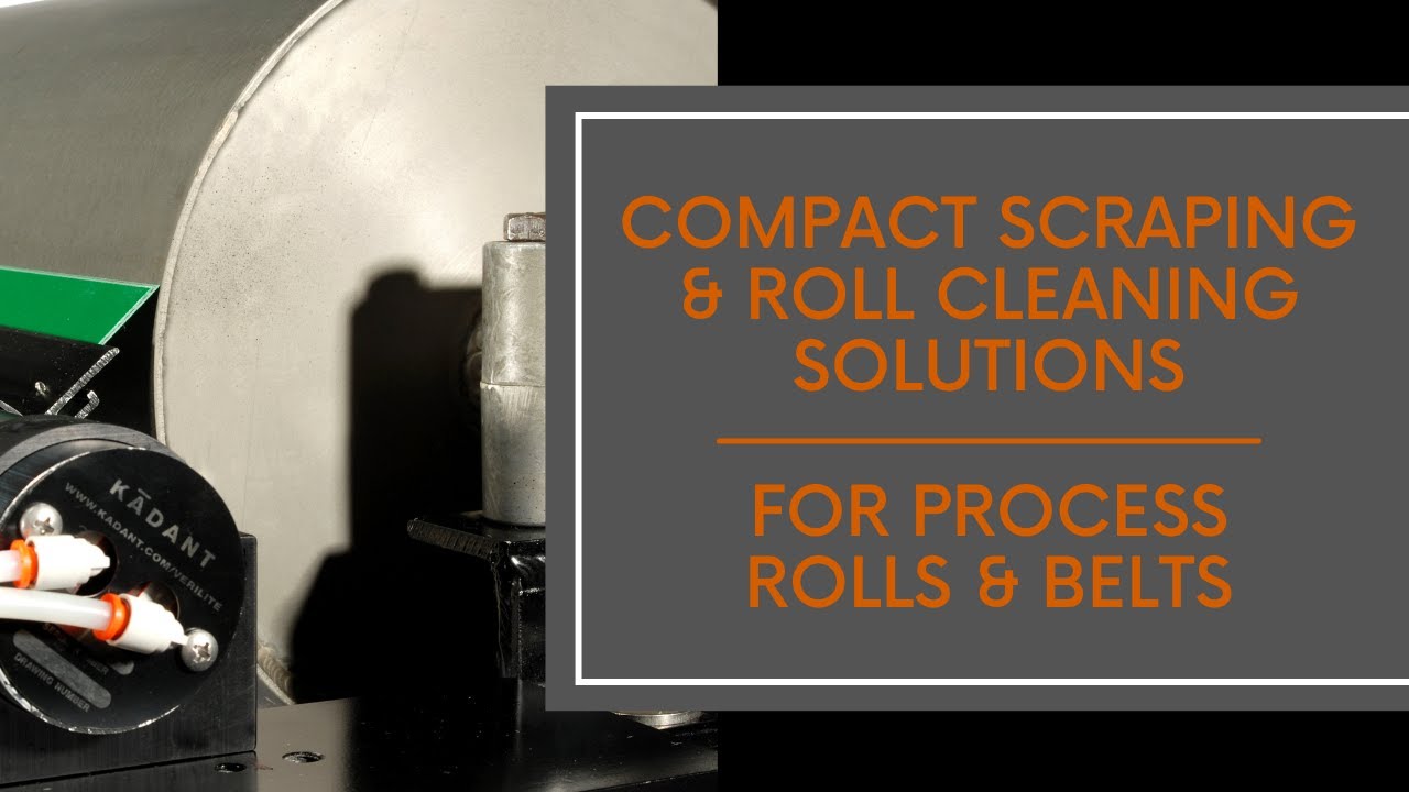 Compact Scraping & Roll Cleaning Solutions for Process Rolls & Belts