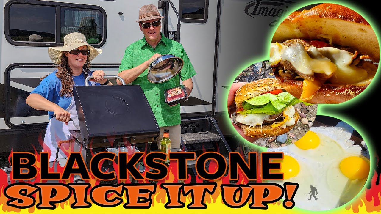 Outdoor RV Cooking Station - Camping Meal Prep 101 with a Blackstone Griddle