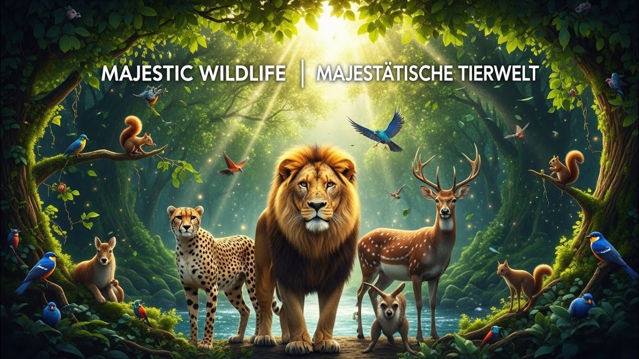 Learn Animals | Tiere lernen – Animal Names, Pictures & Sounds for Kids