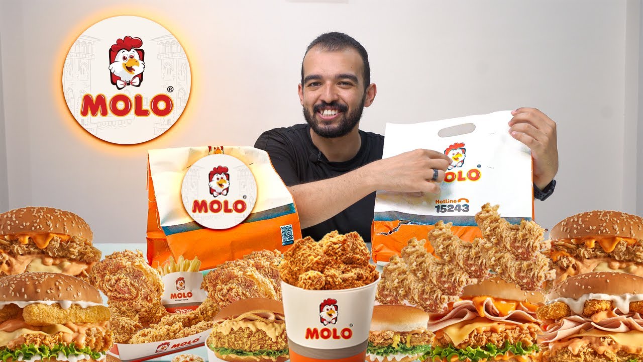 تجربتي لمطعم مولو بروست 🐔 MOLO Broast ( فرايد تشيكن🍗 Fried chicken )