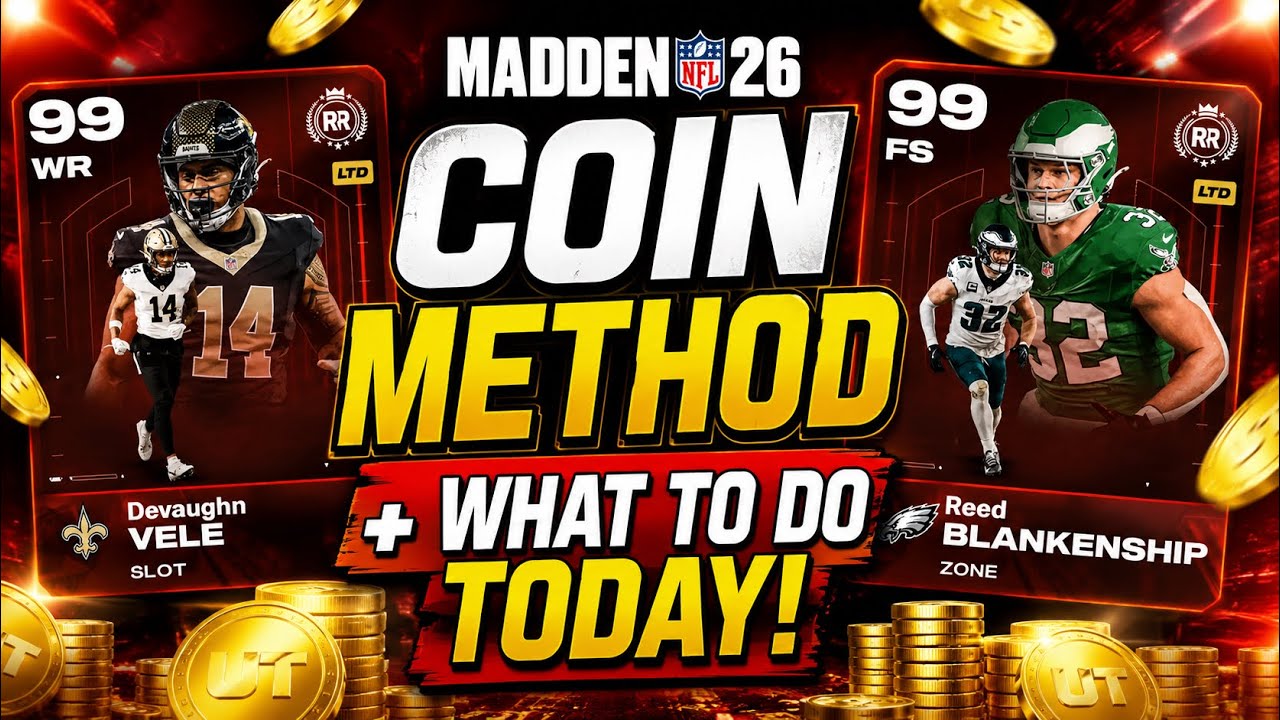 COIN METHOD! WHAT TO DO TODAY IN MADDEN 26 ULTIMATE TEAM!