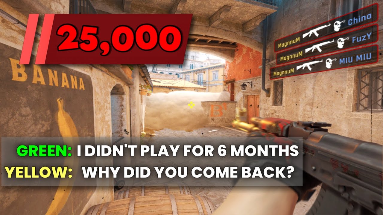 HE CAME BACK TO CS AFTER 6 MONTHS FOR THIS..
