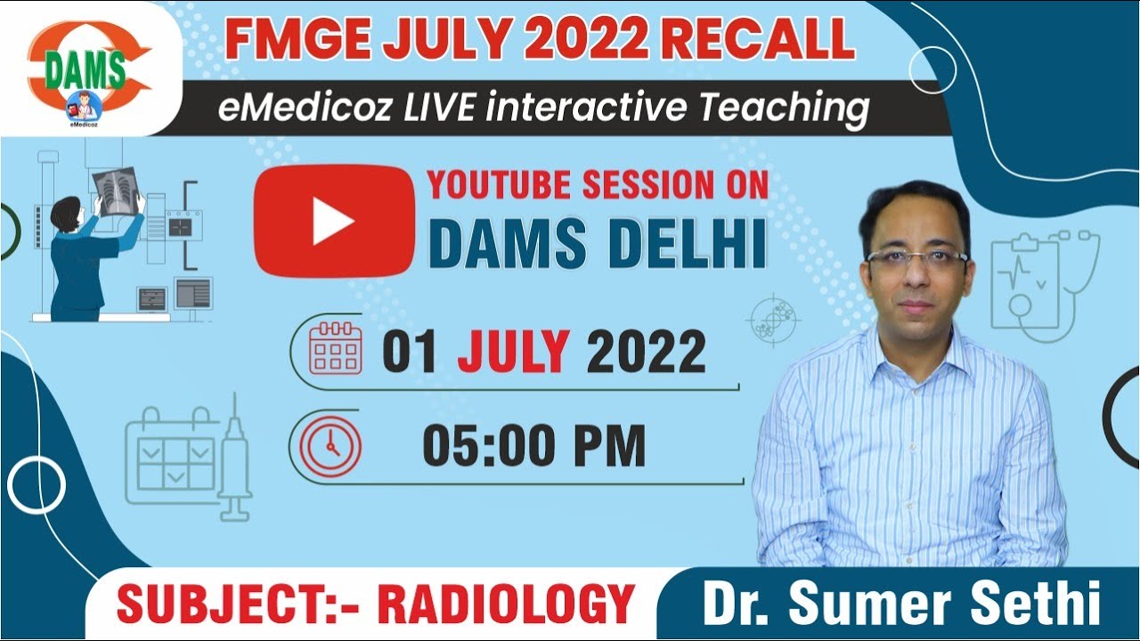FMGE June 2022 Recall | Radiology || Dr Sumer Sethi