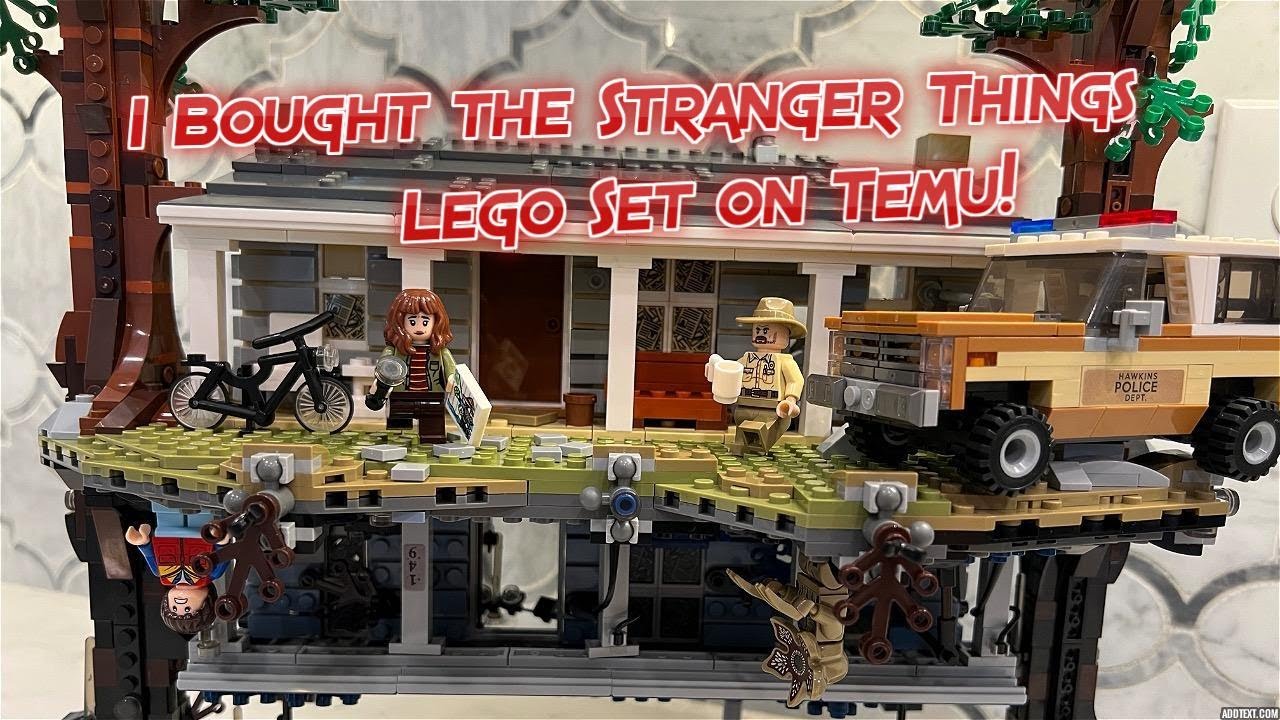 I bought the Lego Upside Down Stranger Things Set 75810 on Temu! Here's My Review