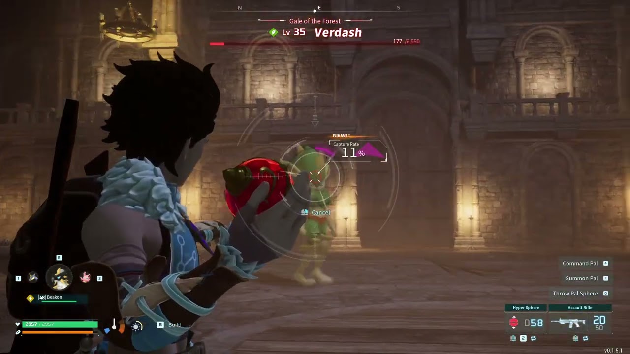 Captured Verdash | Palworld