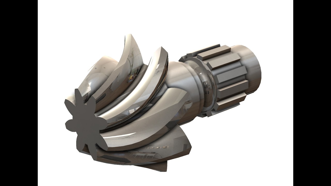 Helical Bevel Gear in SolidWorks 7 3 2026