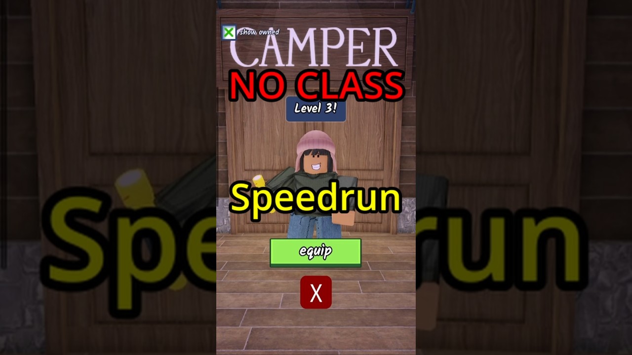 No Class Solo 99 Nights Speedrun #shorts #robloxshorts