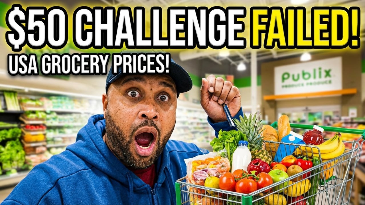 $50 में क्या मिलता है? USA vs भारत Grocery Haul | Indian Family in USA
