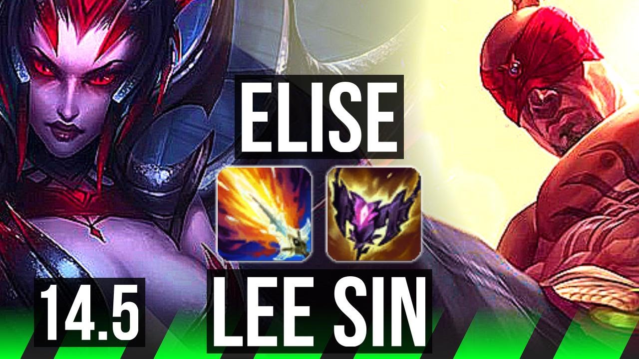 ELISE vs LEE SIN (JNG) | 12/0/6, 1200+ games, Legendary | KR Master | 14.5