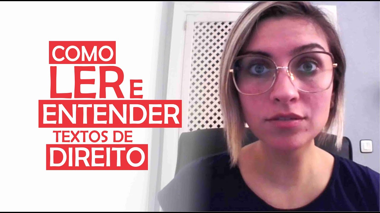 Como LER e ENTENDER textos de Direito - Prof. Fran - Descomplicando o Direito