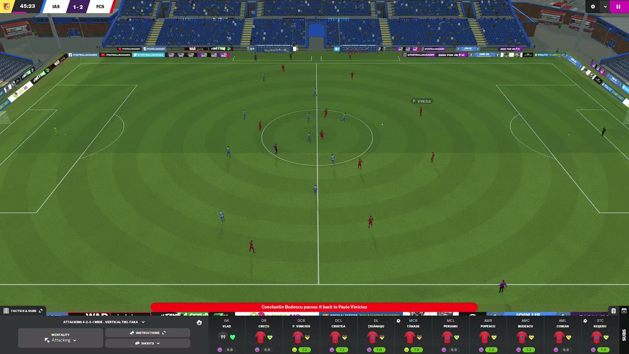 FOOTBALL MANAGER 22 | POLITEHNICA IASI - FCSB | ROMANIAN CUP ⚽🎖