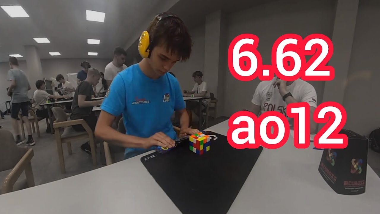 Rubik's cube: 6.62 official ao12